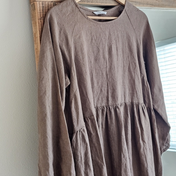 Linenfox Margo Dress XS Cacao Brown - Picture 4 of 4
